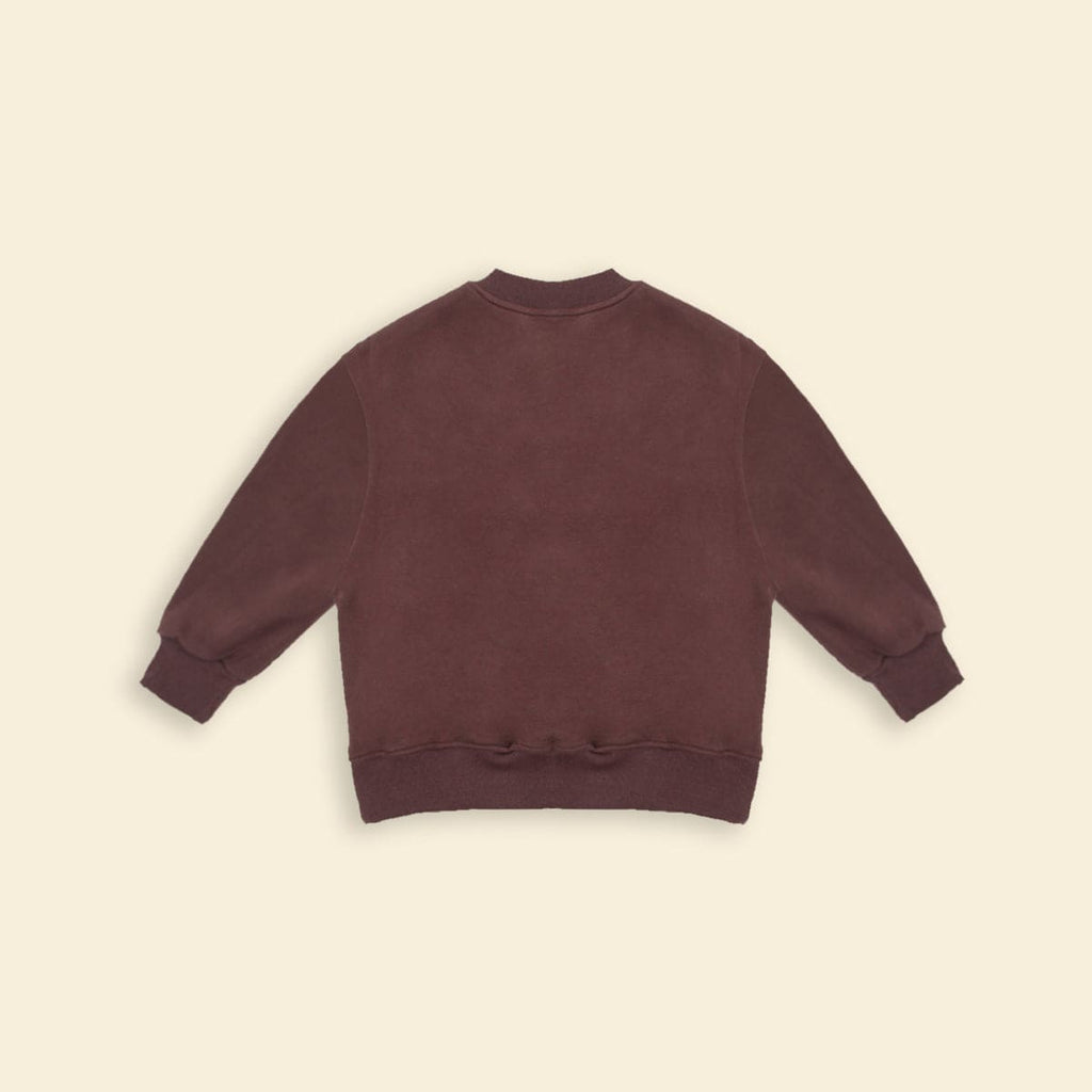Boys HD Print Long Sleeve Fleece Sweatshirt With Flap Pocket Sweatshirts & Hoodies   