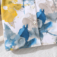 Girls Yellow Printed Full Sleeves Shirt with Pants Set Sets   
