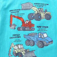 Boys Short Sleeve Truck Graphic T-Shirt Tshirts   