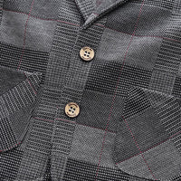 Boys Grey Check Coat With T-Shirt & Trouser Set Sets   