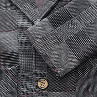 Boys Grey Check Coat With T-Shirt & Trouser Set Sets   