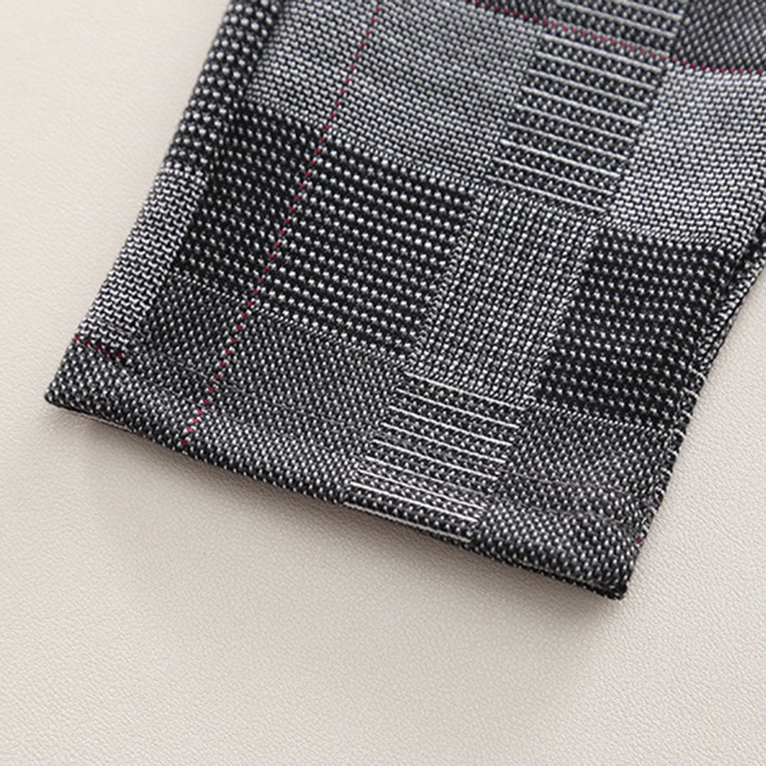 Boys Grey Check Coat With T-Shirt & Trouser Set Sets   