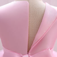 Girls  Pink Puffy Catwalk Partywear Dress Party Dresses   