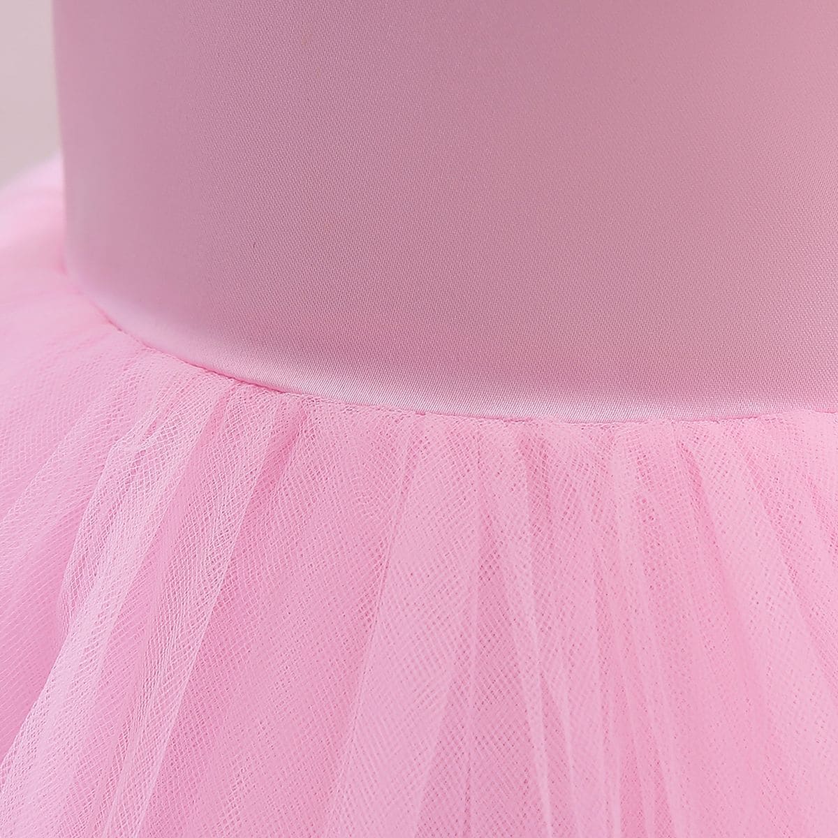 Girls  Pink Puffy Catwalk Partywear Dress Party Dresses   