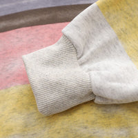 Boys White Striped Sweatshirt With Denim Jeans Set Sets   