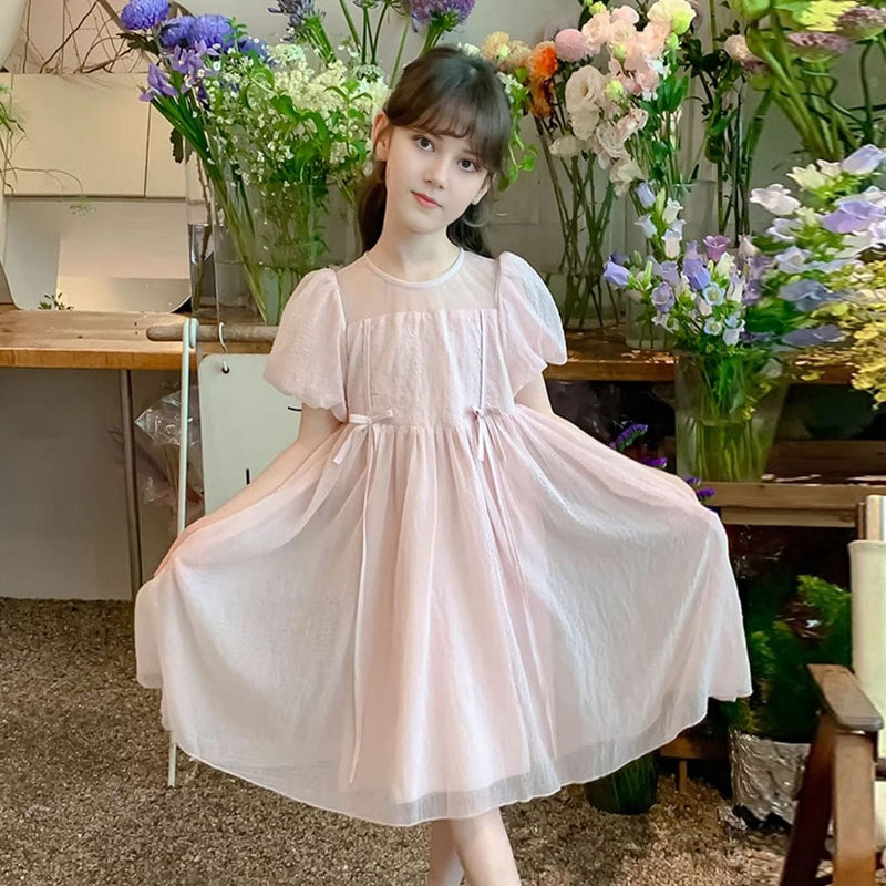 Girls Fit & Flared Stylish Princess Party Wear Dress Casual Dresses   