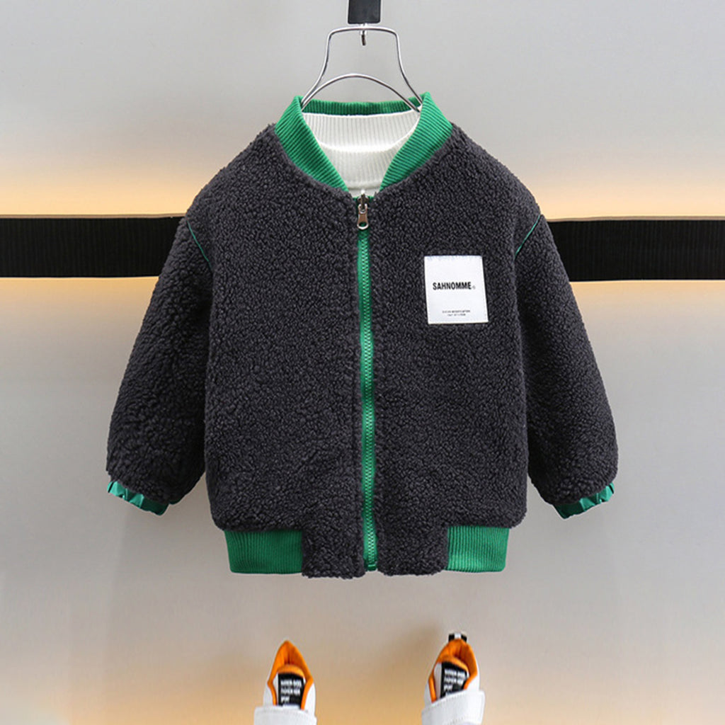 Boys Green Full Sleeves Puffer Jacket Coats & Jackets Green 2-3 Y