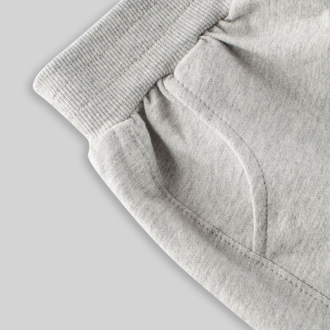 Girls Grey Rabbit Print Elasticated Joggers Joggers   