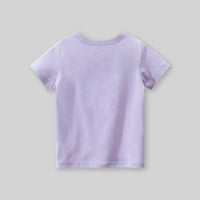 Girls Graphic Print Short Sleeves T-Shirt Tshirts   