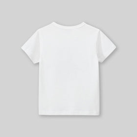 Girls Graphic Print Shorts Sleeves T-Shirt Tshirts   