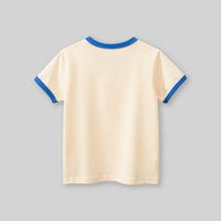 Girls Graphic Print Short Sleeves T-Shirt Tshirts   