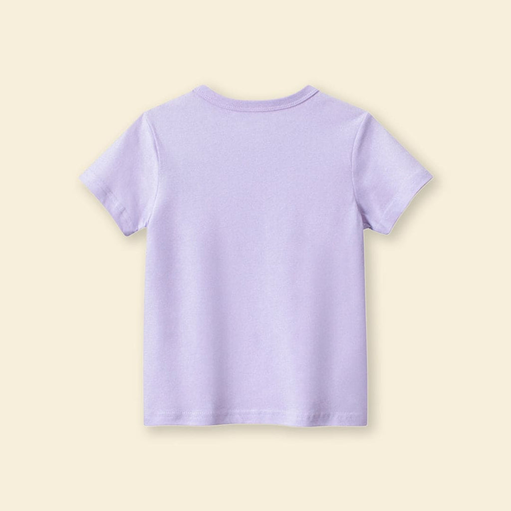 Girls Graphic Print Short Sleeves T-Shirt