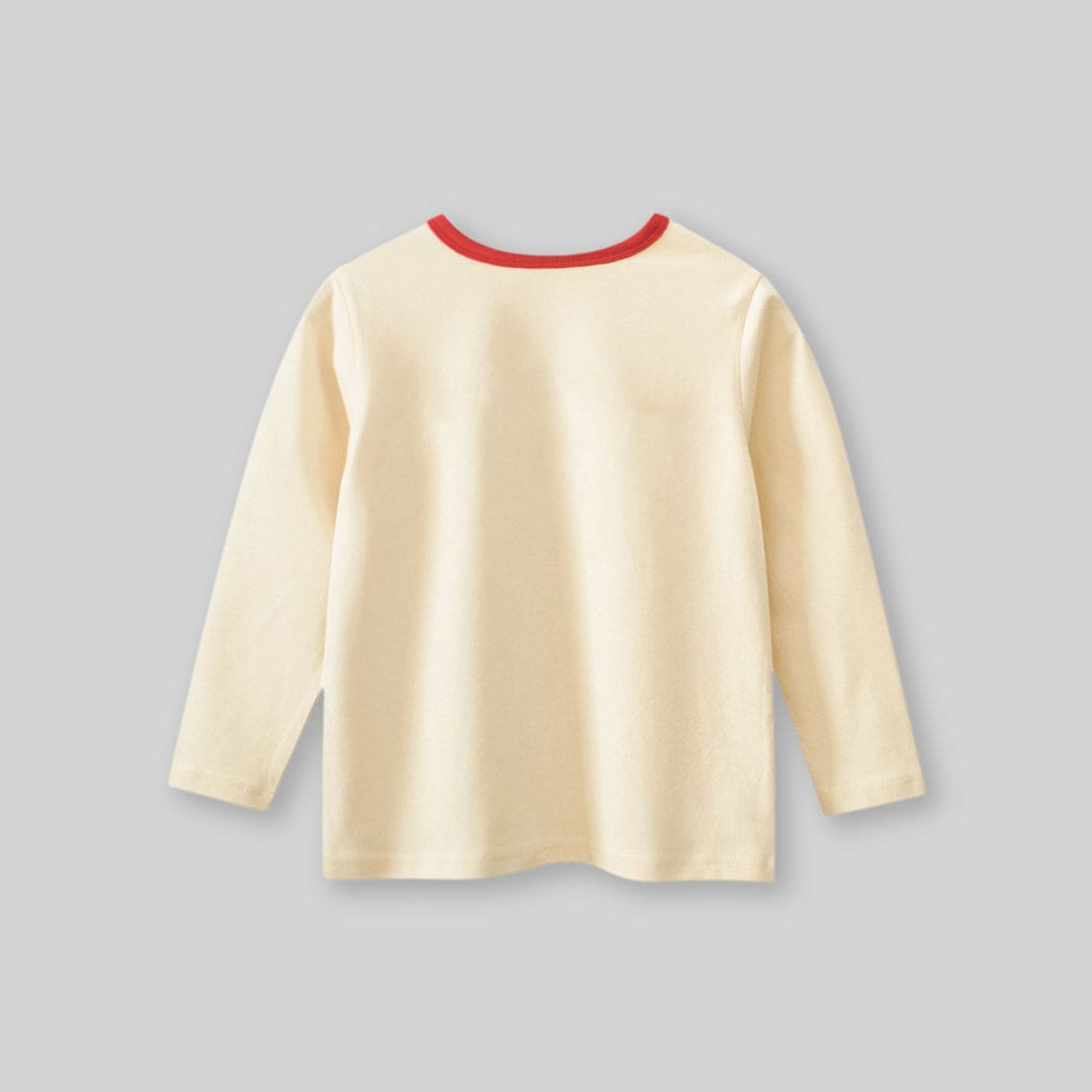 Girls Happy Day Long Sleeves T-Shirt Tshirts   