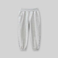 Girls Grey Rabbit Print Elasticated Joggers Joggers   