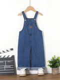 Boys Light Blue Solid Sleeveless Jumpsuit Jumpsuits Light Blue 4-5 Y 