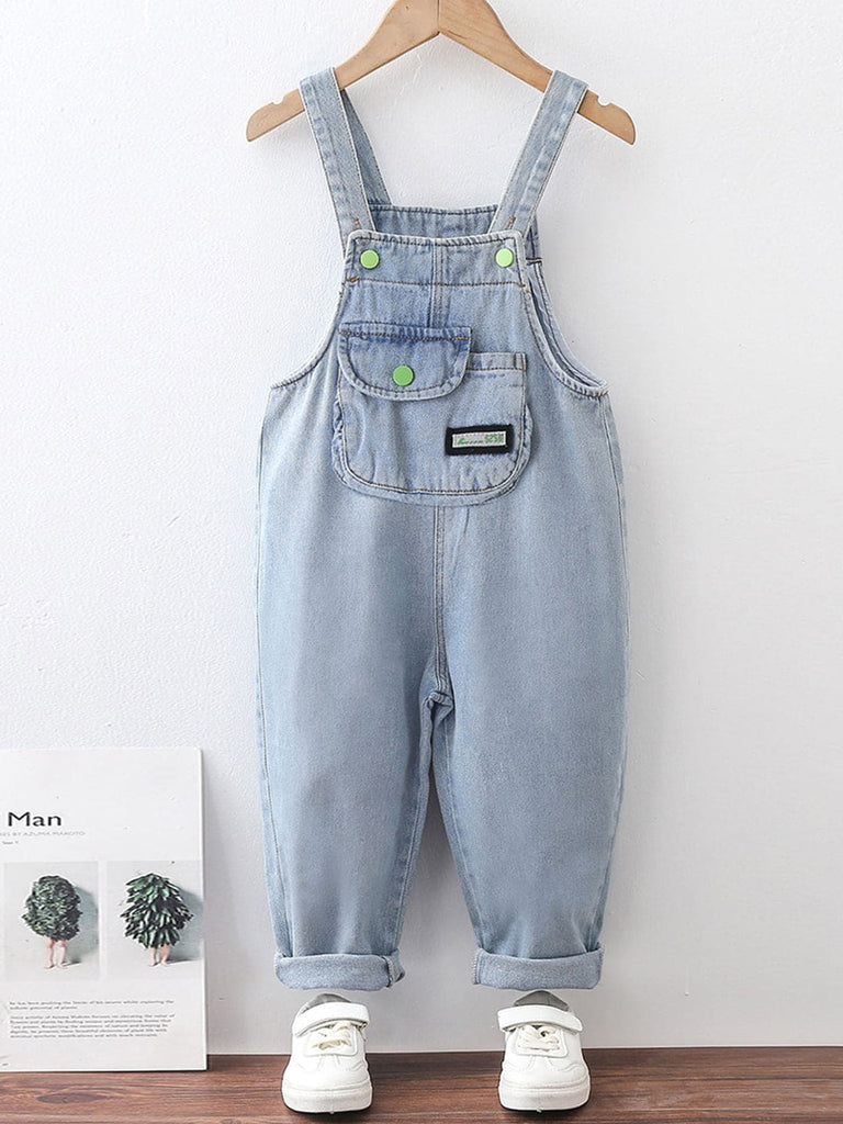 Boys Light Blue Denim Dungaree