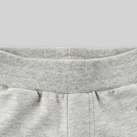 Boys Grey Shark Embroidered Elasticated Shorts Shorts   