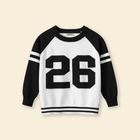 Boys Black Long Sleeves Pullover Sweatshirts & Hoodies Black 1-2 Y 