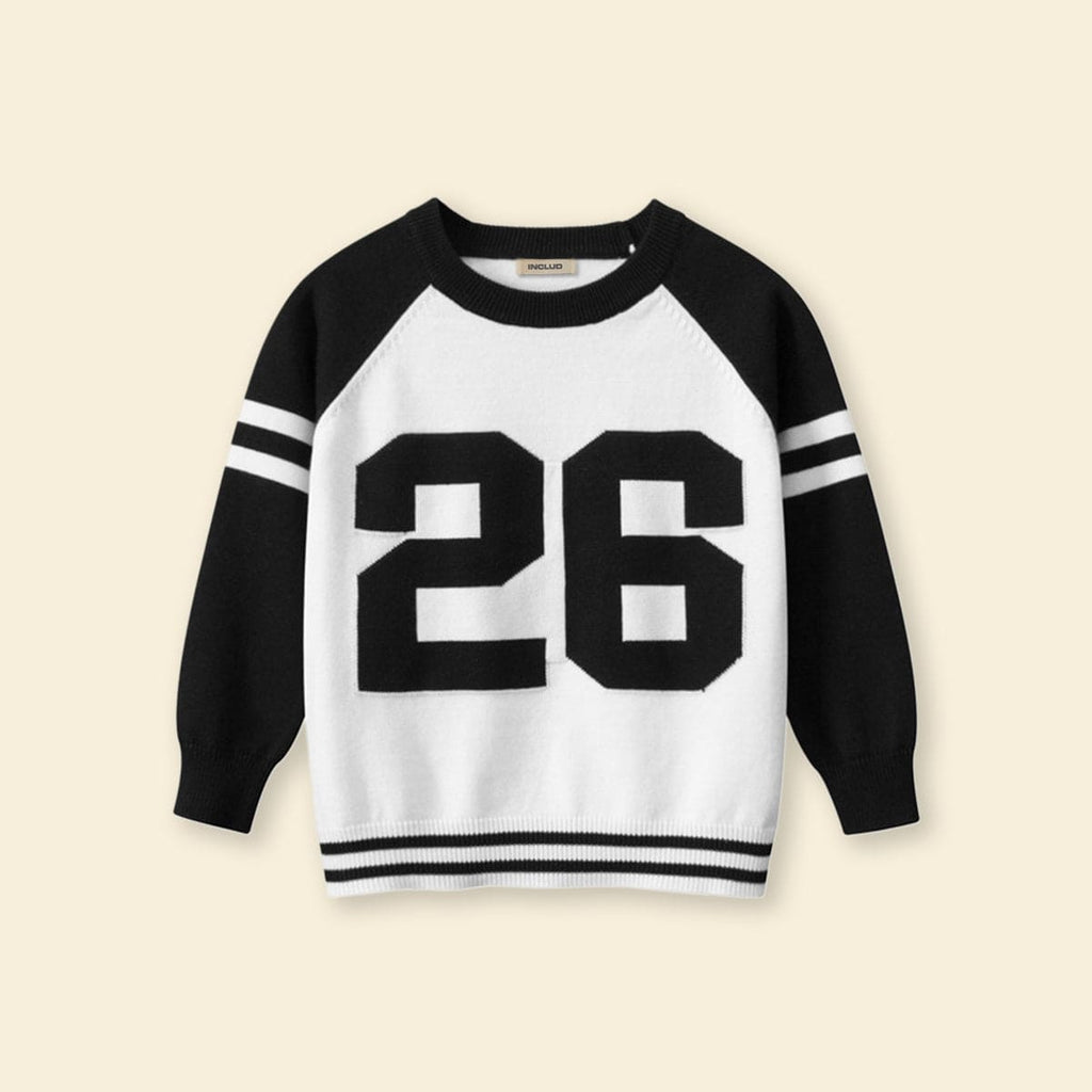 Boys Black Long Sleeves Pullover Sweatshirts & Hoodies Black 1-2 Y 