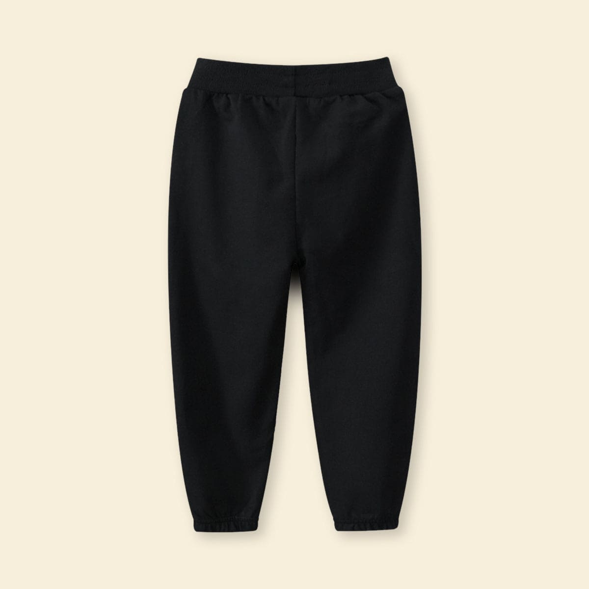 Boys Black Regular Elasticated Trouser Trackpants & Joggers   