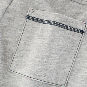 Boys Grey Shark Embroidered Elasticated Shorts Shorts   