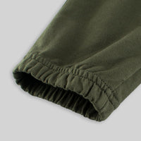 Boys Green Elasticated Knitted Trouser Trackpants & Joggers   