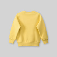 Boys Yellow Graphic Long Sleeves Sweatshirt Sweatshirts & Hoodies   