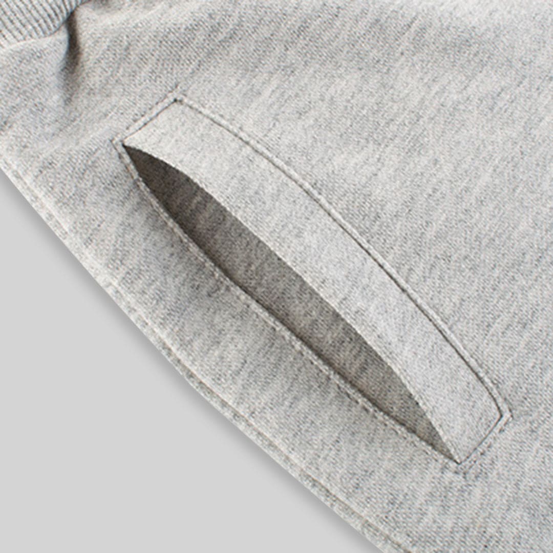 Boys Grey Shark Embroidered Elasticated Shorts Shorts   