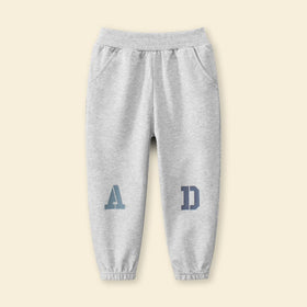 Boys Grey Regular Elasticated Trouser Trackpants & Joggers   