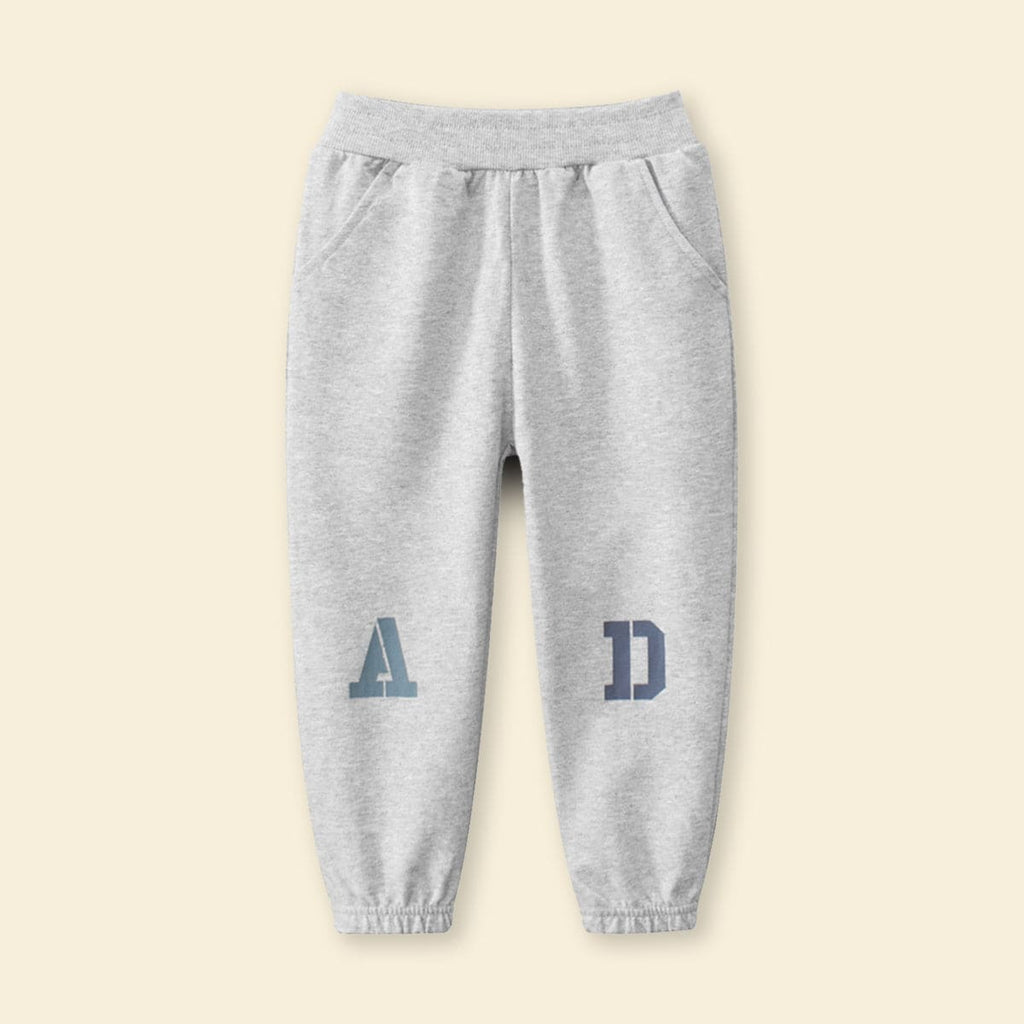 Boys Grey Regular Elasticated Trouser Trackpants & Joggers   