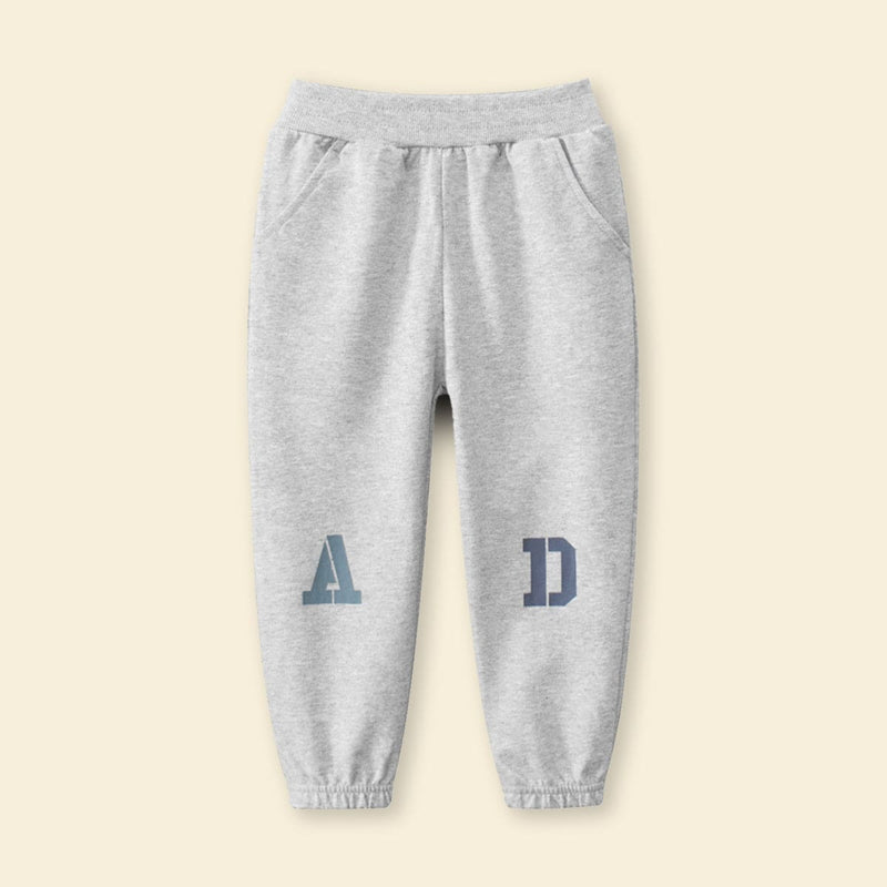Boys Grey Regular Elasticated Trouser Trackpants & Joggers   