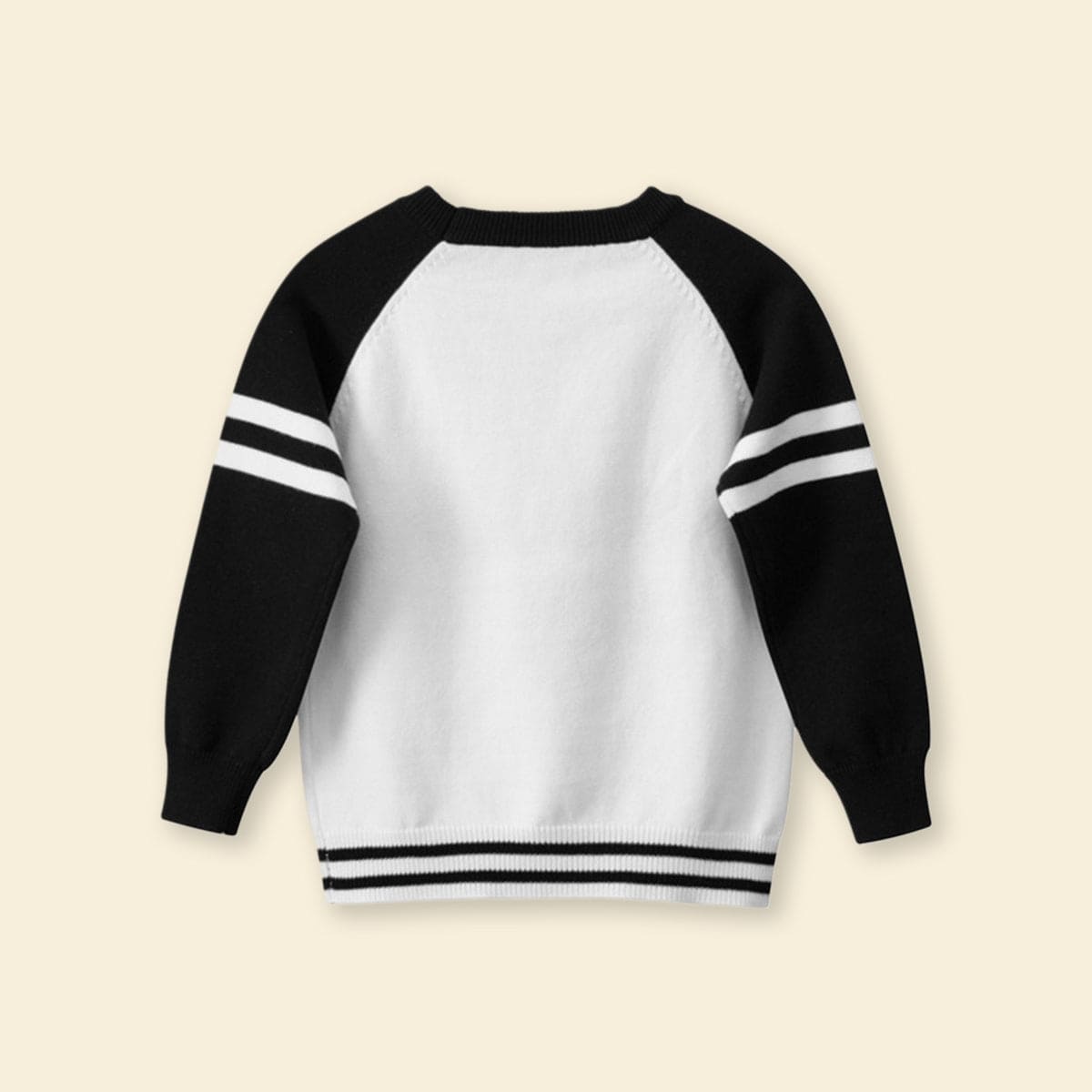 Boys Black Long Sleeves Pullover Sweatshirts & Hoodies   