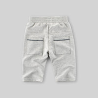 Boys Grey Shark Embroidered Elasticated Shorts Shorts Gray 1-2 Y 