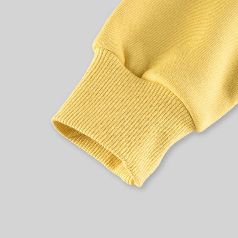 Boys Yellow Graphic Long Sleeves Sweatshirt Sweatshirts & Hoodies   
