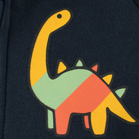 Boys Blue Dinosaur Print Long Sleeves Hooded Sweatshirt Sweatshirts & Hoodies   