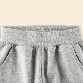 Boys Grey Regular Elasticated Trouser Trackpants & Joggers   