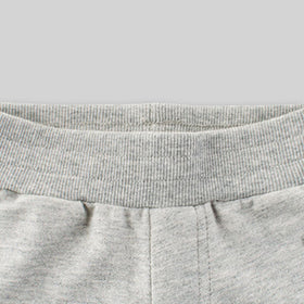 Boys Grey Shark Embroidered Elasticated Shorts Shorts   