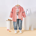 Boys Red Gingham Check Long Sleeves Shirt Shirts Red 3-4 Y 