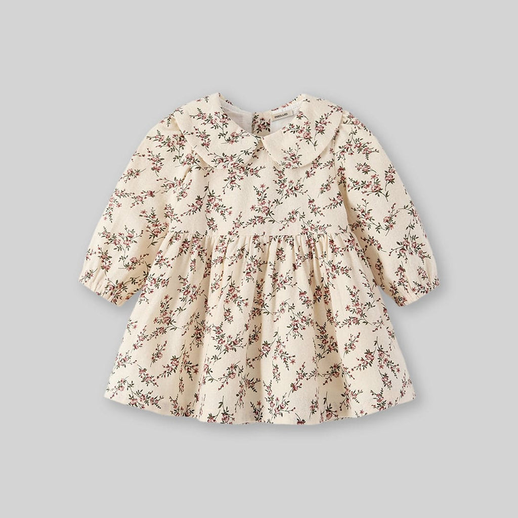 Girls A-Line Floral Print Casual Dress Casual Dresses   