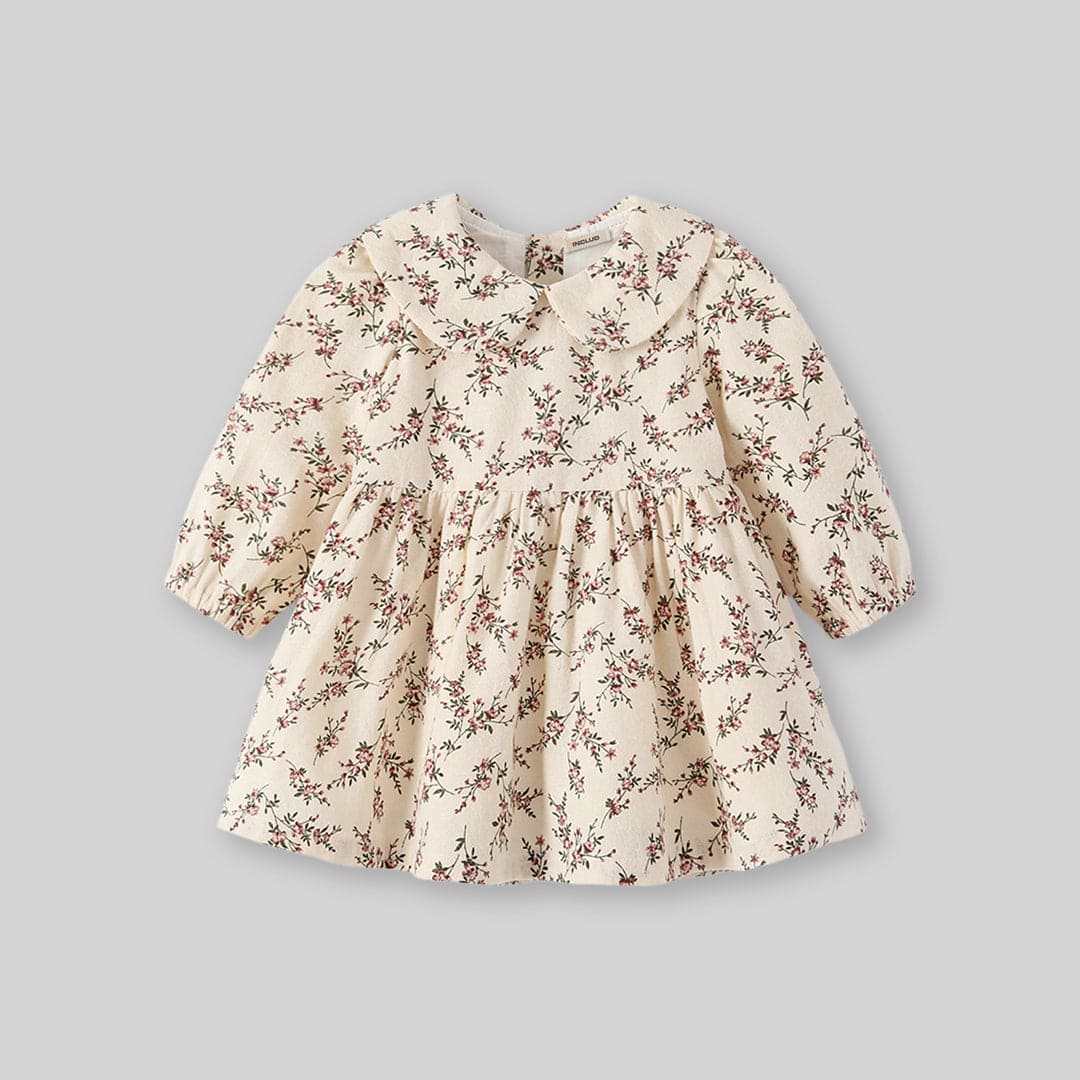 Girls A-Line Floral Print Casual Dress Casual Dresses   