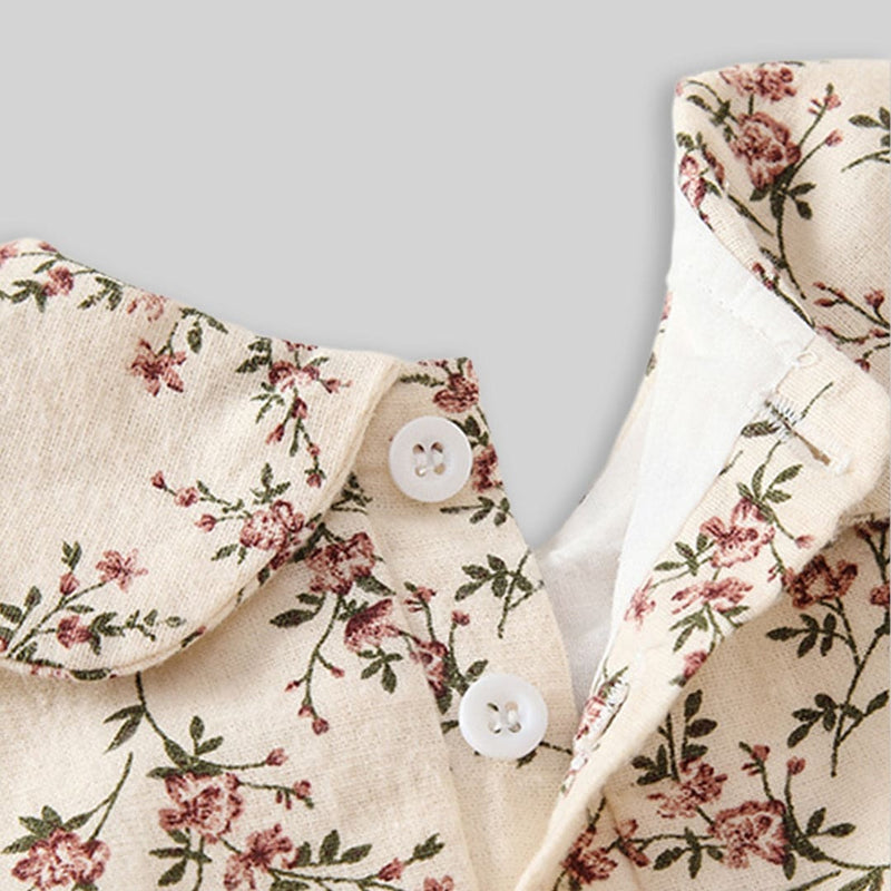 Girls A-Line Floral Print Casual Dress Casual Dresses   