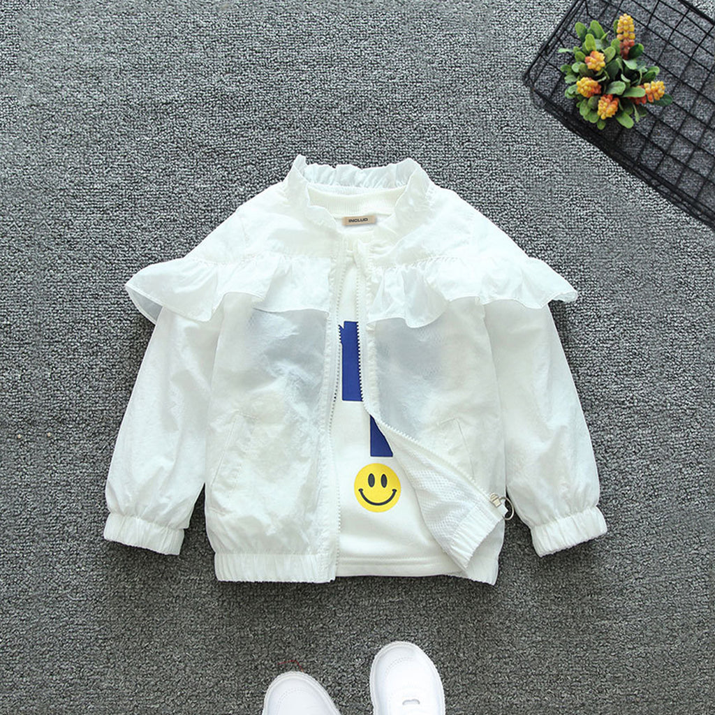 Girls white jacket online