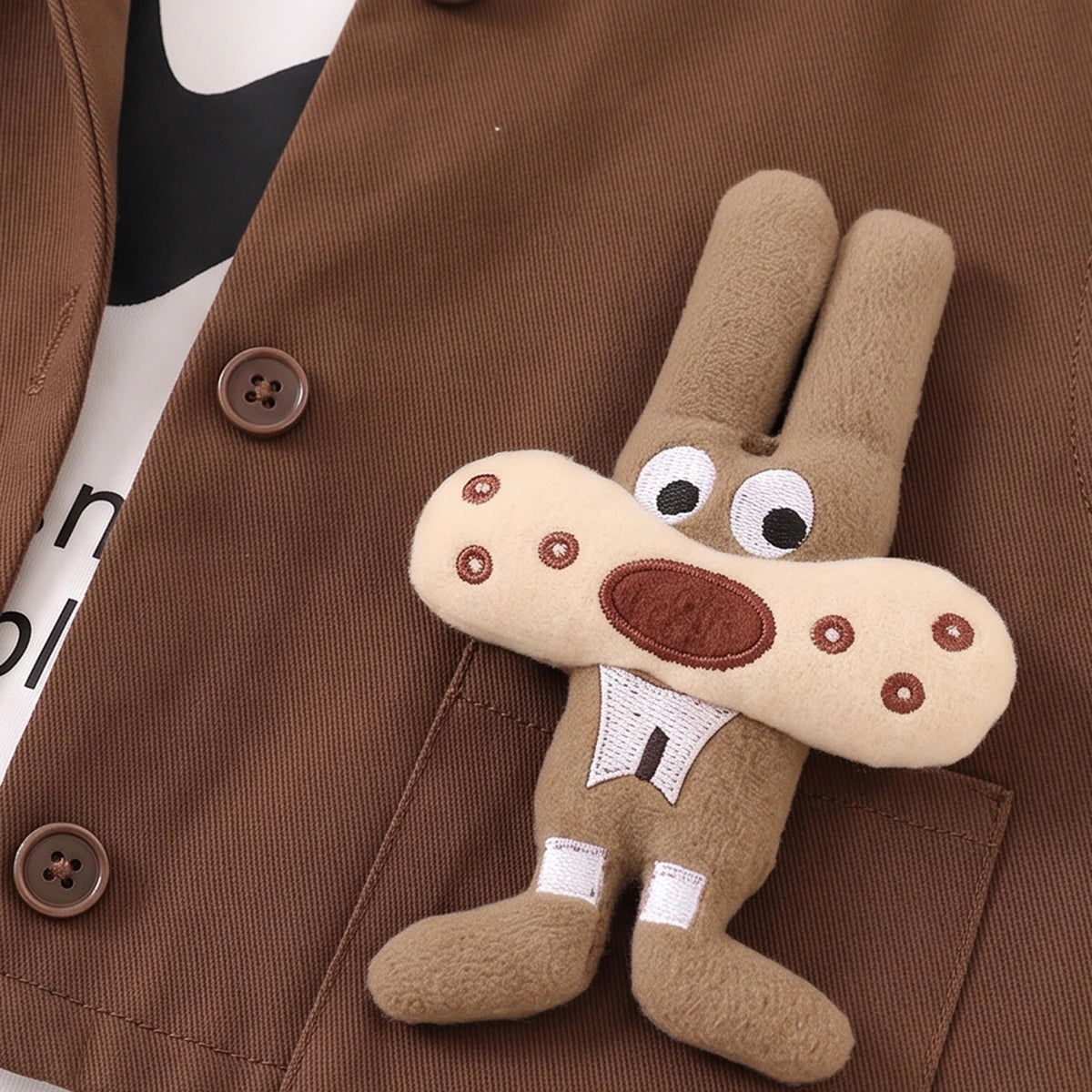 Boys Brown Vest & Pants With Hoodie Sets 3 pc. Sets
