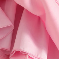 Girls Pink Sleeveless Fit & Flare Party Wear Dress With Elegant Bow Detail Party Dresses