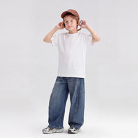 Boys Blue Loose Fit Denim Jeans Pants Blue 3-4 Y