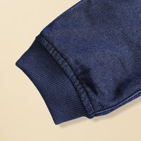 Boys Blue Rib Waist Denim Pants Jeans