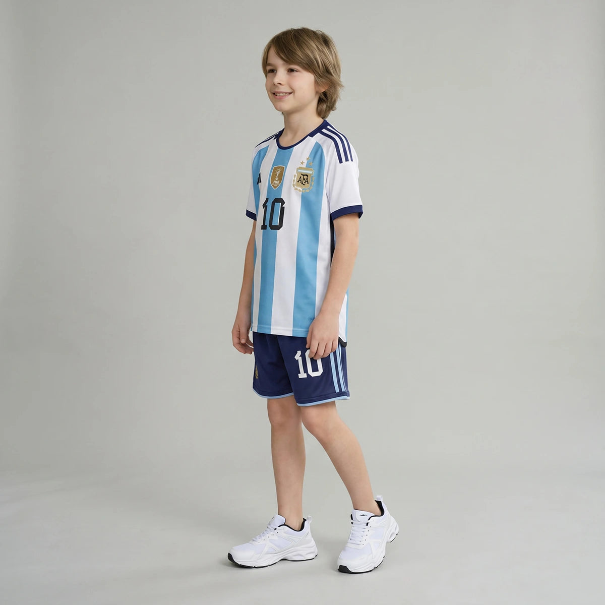 Boys Blue Alphanumeric Print Short Sleeve T-Shirt With Shorts Sets 2 pc. Sets