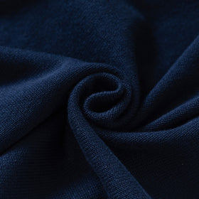 Boys Navy Blue Solid Long Sleeves Cardigan Sweaters & Cardigans