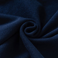 Boys Navy Blue Solid Long Sleeves Cardigan Sweaters & Cardigans