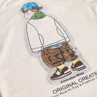 Boys Apricot Typographic Printed T-Shirt With Cargo Shorts Sets Sets